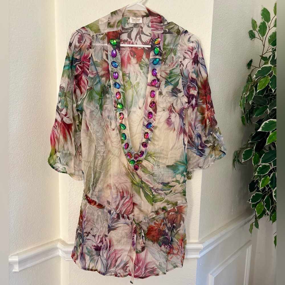 Beach Bunny Floral Multicolor Coverup - Picture 2 of 6